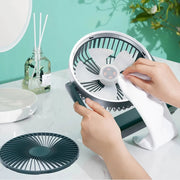 compact rechargeable usb desk fan, view 8 - MRSLM
