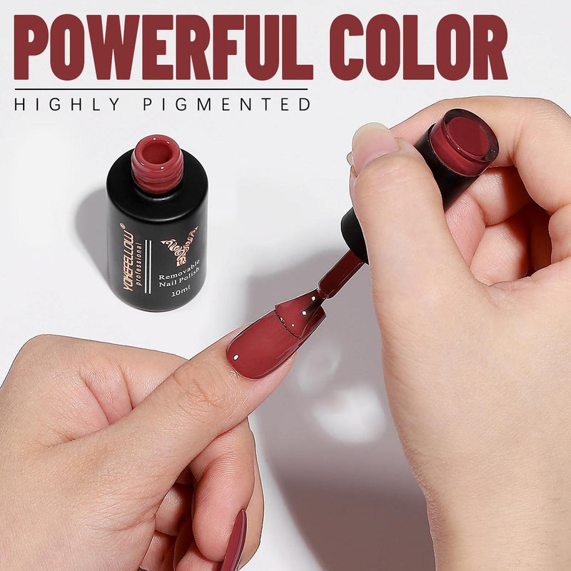 coffee brown gel nail polish, view 11 - MRSLM