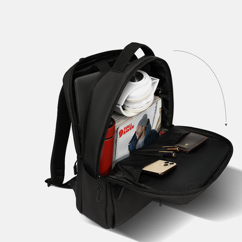 Men's casual business computer backpack, view 2 - MRSLM