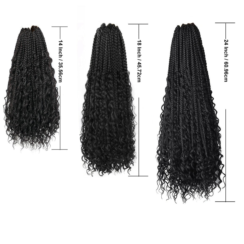 three-strand braid crochet hair, view 10 - MRSLM