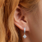 women's sparkling zircon earrings - MRSLM