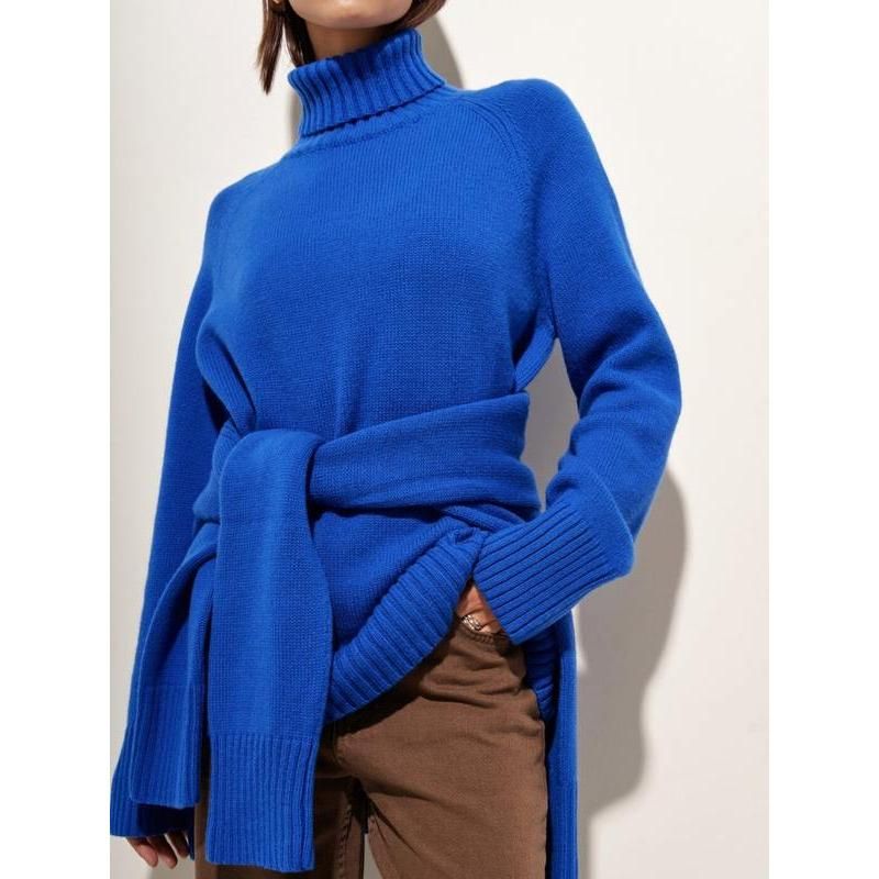 women's turtleneck sweater, view 10 - MRSLM