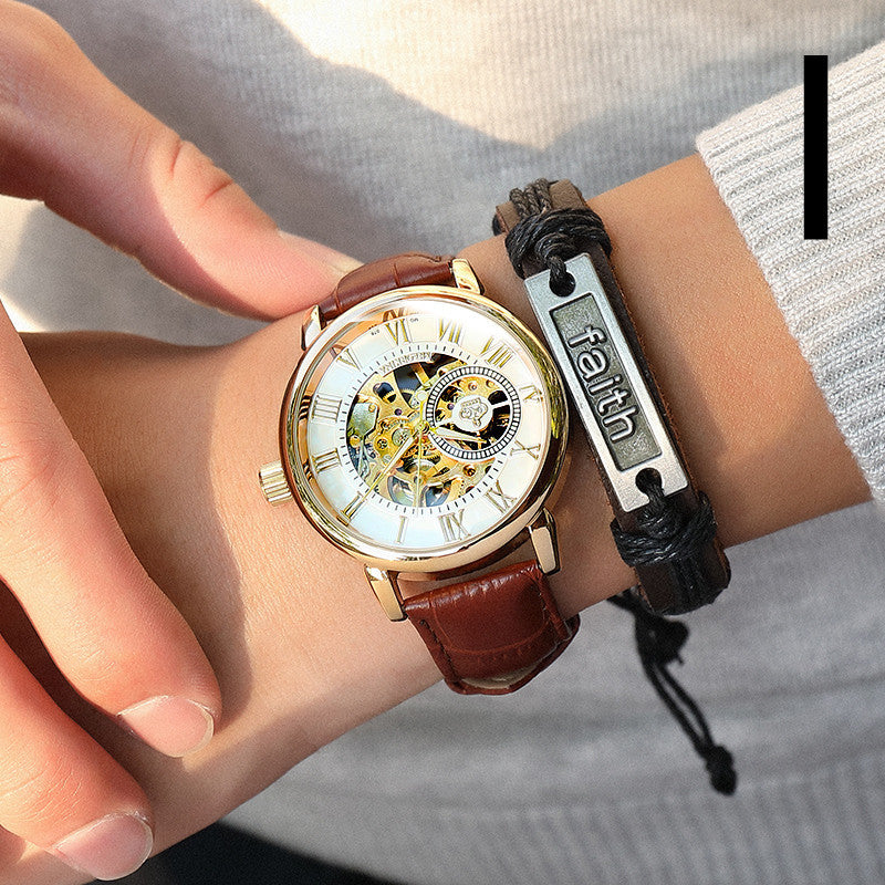 men's automatic hollow watch, view 11 - MRSLM
