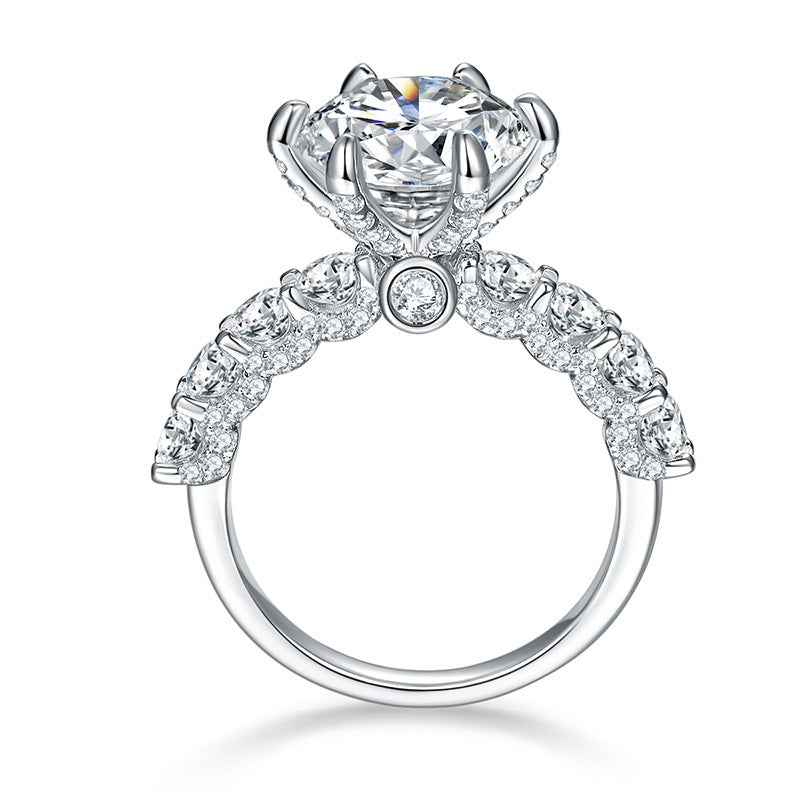 3 carat moissanite ring, view 7 - MRSLM
