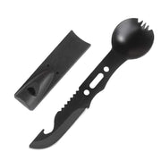 multifunctional camping spoon fork cutter, view 2 - MRSLM