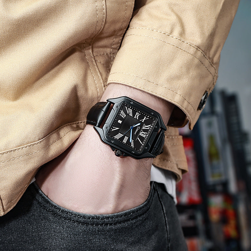 men's automatic calendar watch, view 7 - MRSLM