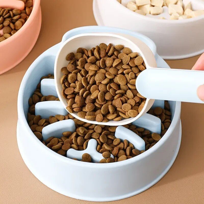 slow feeder pet bowl, view 5 - MRSLM