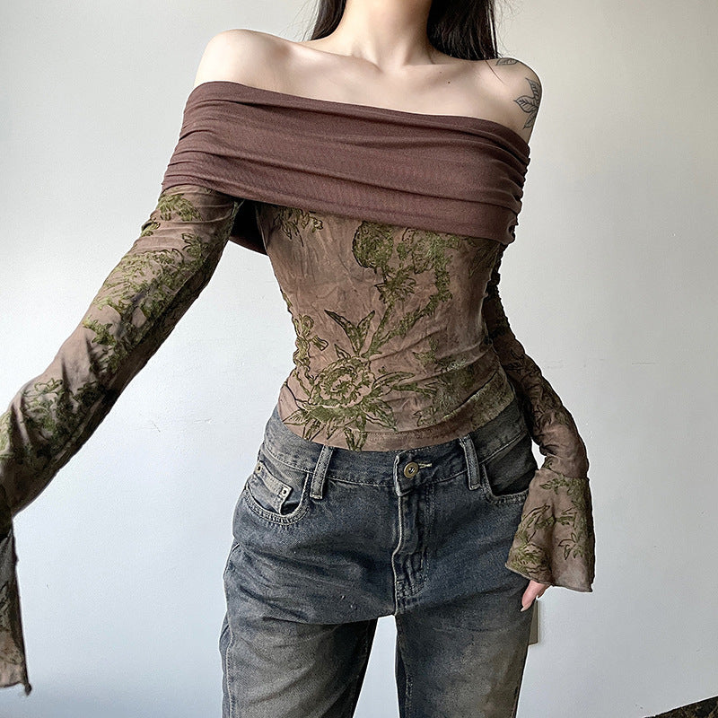 slim-fit off-shoulder top, view 4 - MRSLM