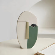 ceramic face vase, view 4 - MRSLM