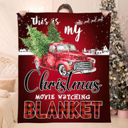 Christmas digital-print throw blanket, view 11 - MRSLM