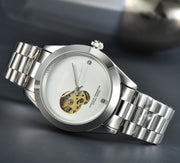 men's hollow mechanical casual watch, view 12 - MRSLM