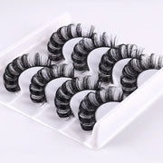 fluffy 3D mink false eyelashes, view 3 - MRSLM