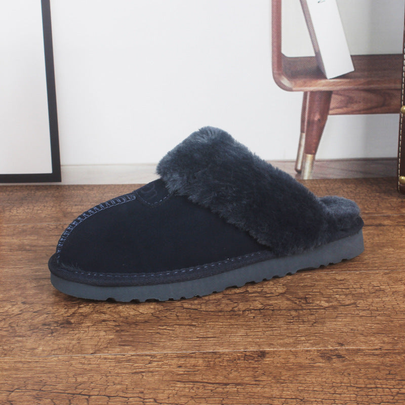 cowhide warm slippers, view 17 - MRSLM