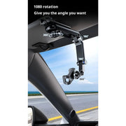 Rearview mirror car phone mount, view 4 - MRSLM
