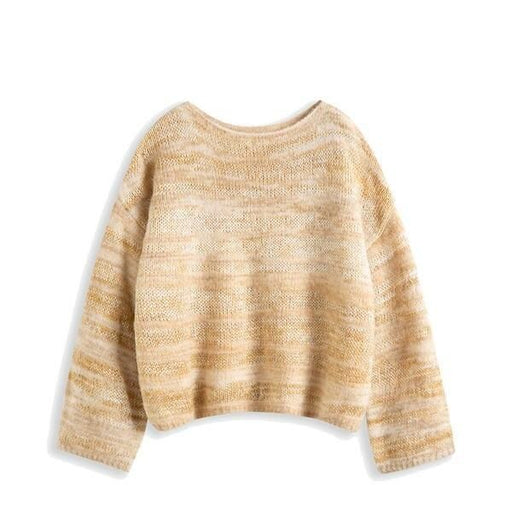 oversize alpaca wool blend pullover, view 3 - MRSLM