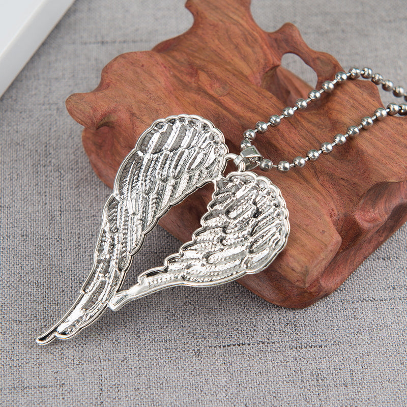 angel wing car pendant, view 3 - MRSLM