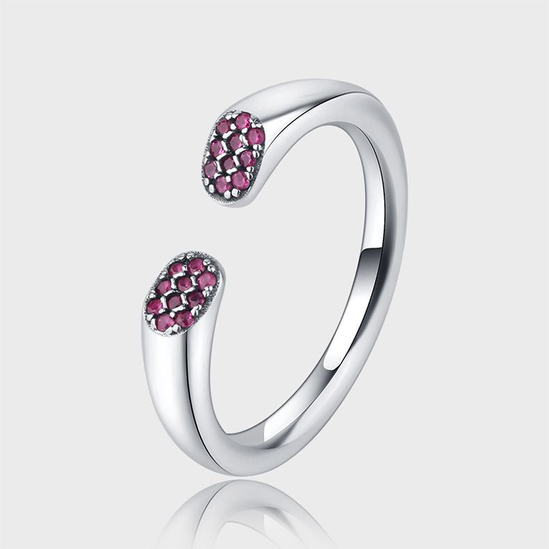 S925 sterling silver rose ring - MRSLM
