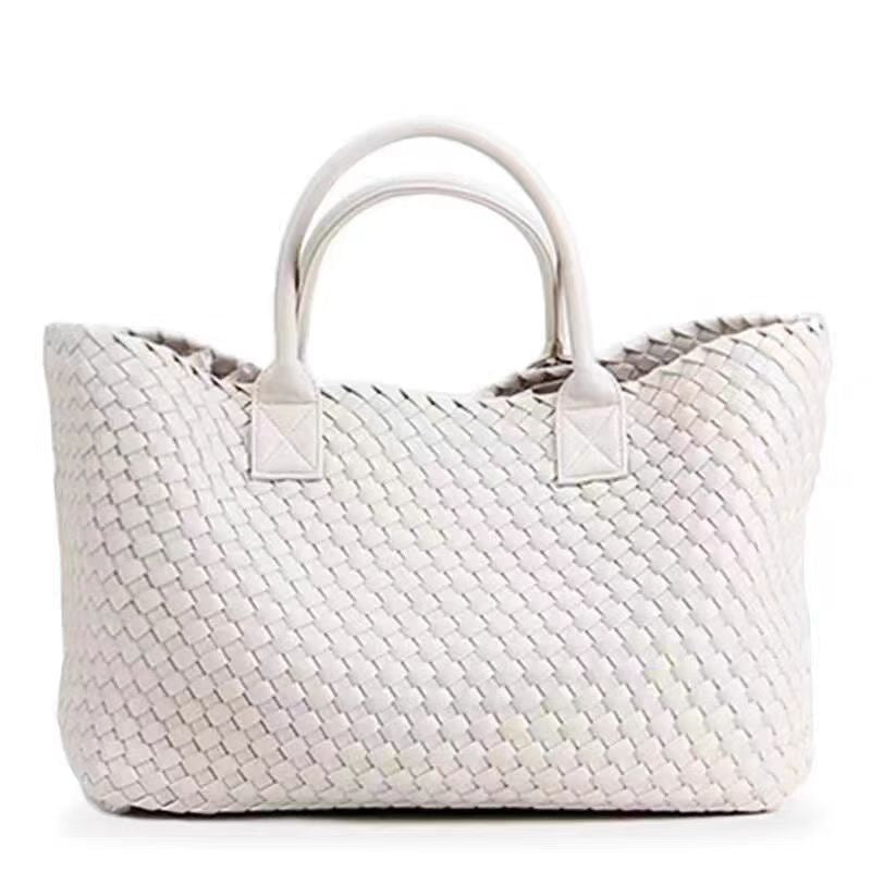 large PU shoulder tote bag, view 2 - MRSLM