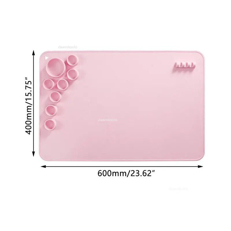 Non-stick silicone craft mat, view 8 - MRSLM