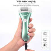 USB rechargeable electric pedicure foot file, view 6 - MRSLM