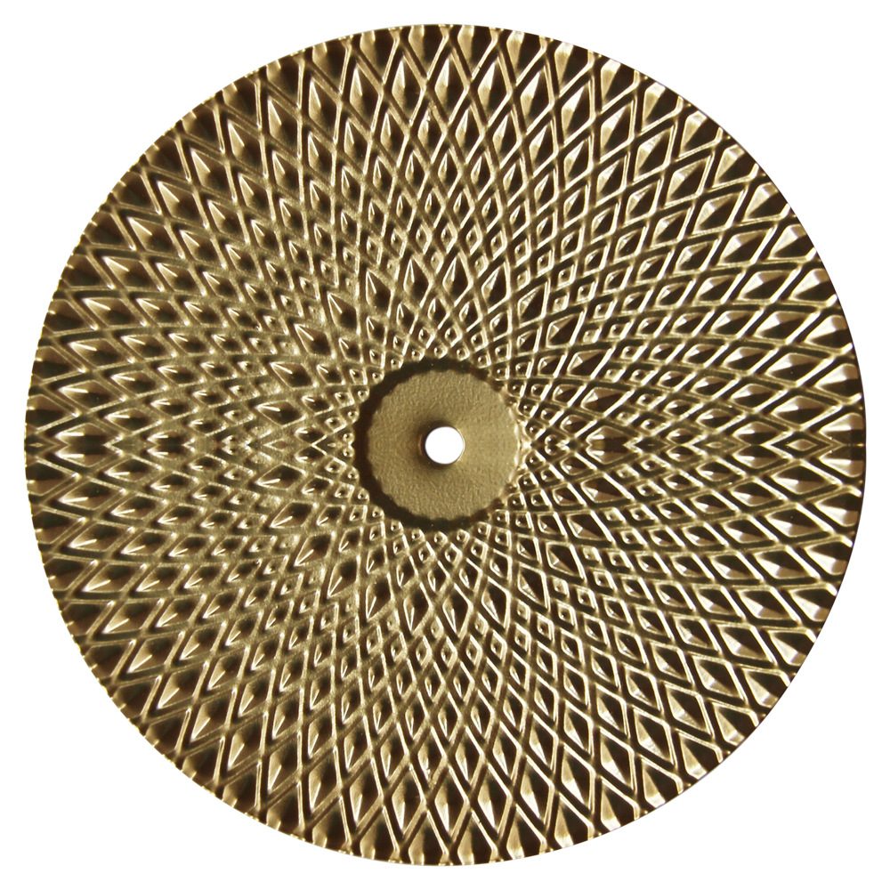 Elegant Round Gold Metal Wall Hanging Decoration