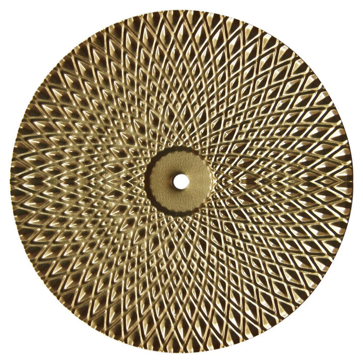Elegant Round Gold Metal Wall Hanging Decoration