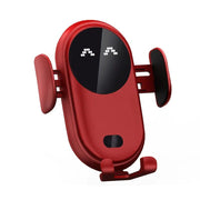 Universal wireless car charger air outlet mount, view 2 - MRSLM
