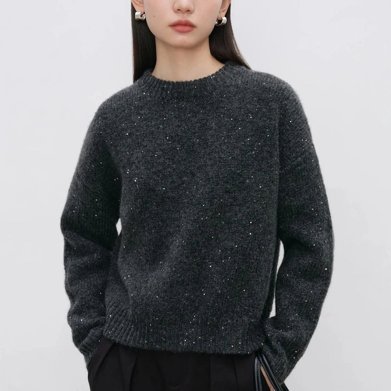 petite bead starry sky sweater, view 6 - MRSLM