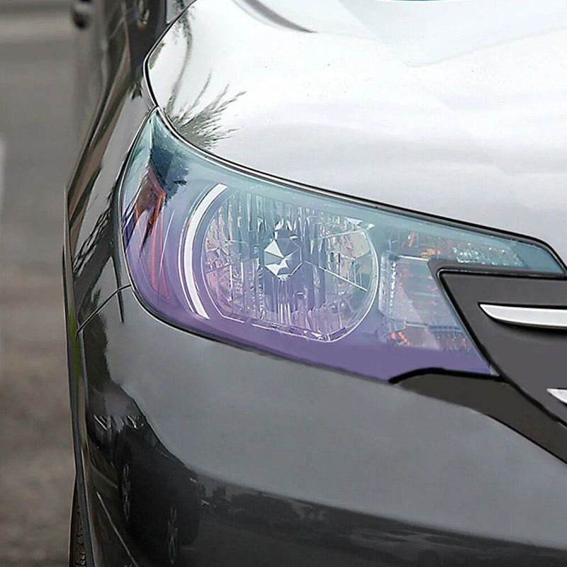 purple chameleon headlight tint film, view 2 - MRSLM