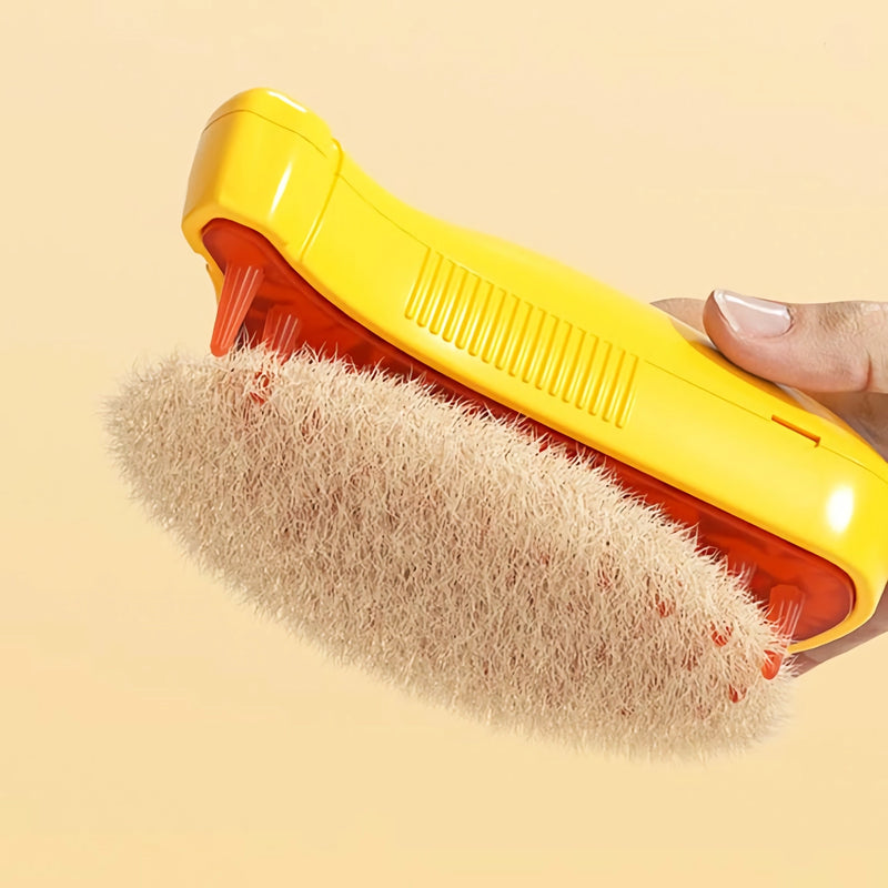 pet hair removal massage comb, view 3 - MRSLM