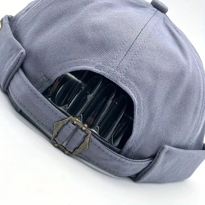 vintage brimless melon cap, view 8 - MRSLM