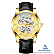 Men's hollow automatic mechanical watch, view 5 - MRSLM