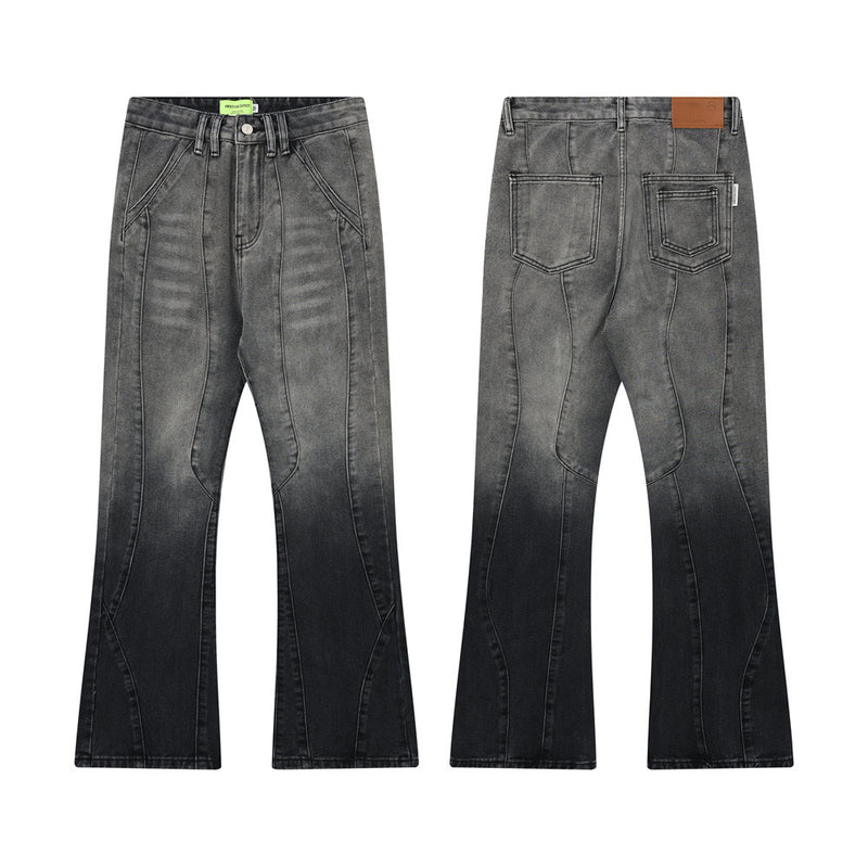 men's tie-dye denim trousers, view 4 - MRSLM