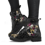 Printed lace-up high-top boots, view 9 - MRSLM