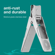 folding stainless steel nail clippers, view 6 - MRSLM