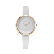 women's leather strap watch, view 4 - MRSLM