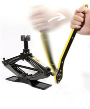 2 ton folding car jack and tire repair kit, view 7 - MRSLM