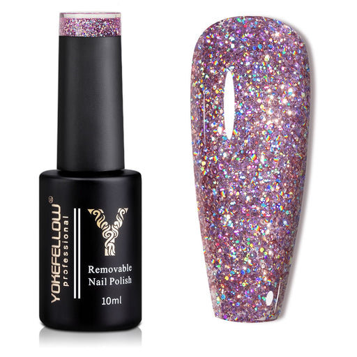 10ml reflective glitter gel nail polish, view 8 - MRSLM