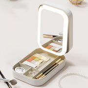 portable LED makeup mirror, view 2 - MRSLM