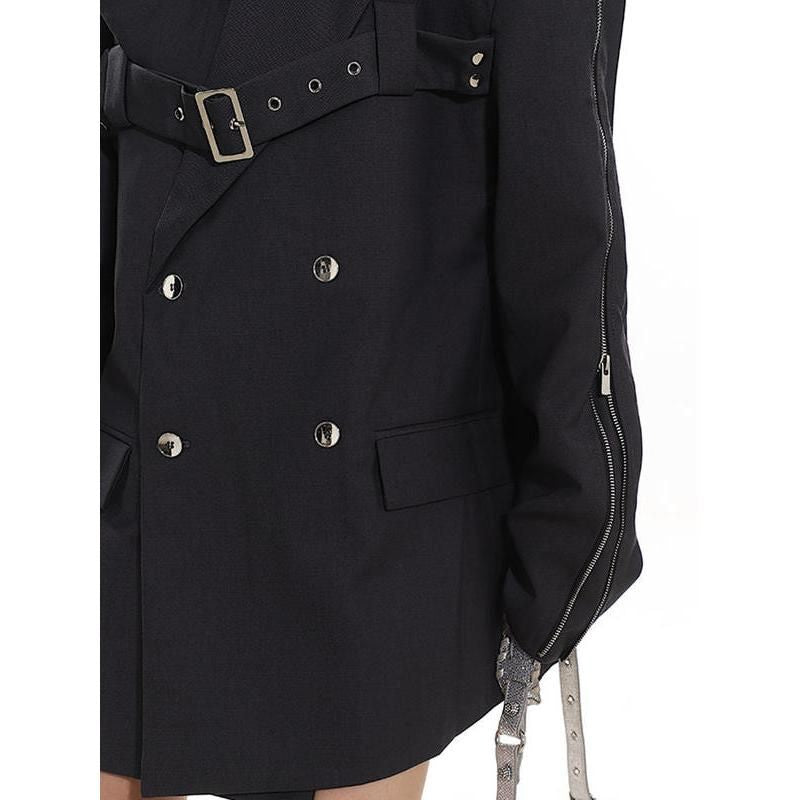Women's notched collar blazer, view 5 - MRSLM