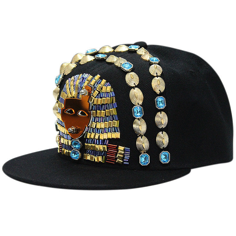 rivet flat brim cap, view 11 - MRSLM