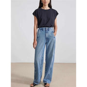 vintage high waist blue jeans, view 3 - MRSLM
