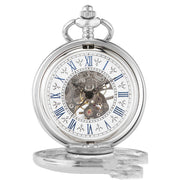 transparent mechanical pocket watch, view 3 - MRSLM