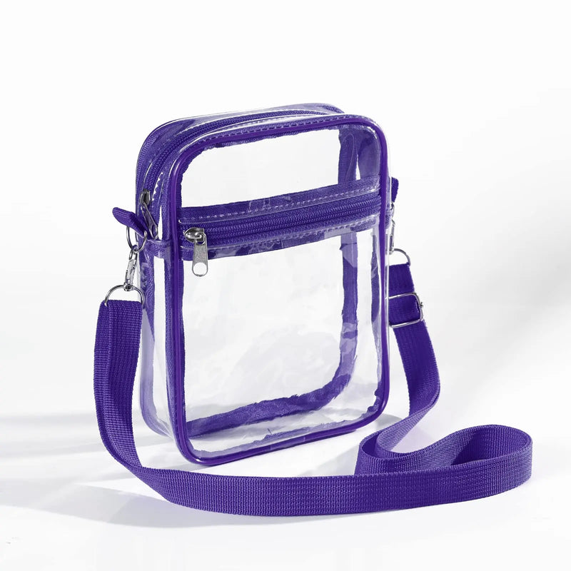 women's clear pvc shoulder bag, view 6 - MRSLM