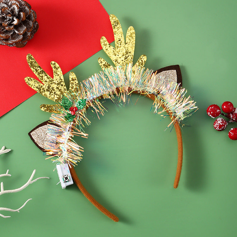 Christmas light-up headband, view 13 - MRSLM