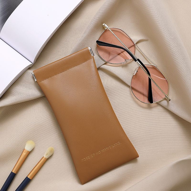 pu leather glasses case, view 4 - MRSLM
