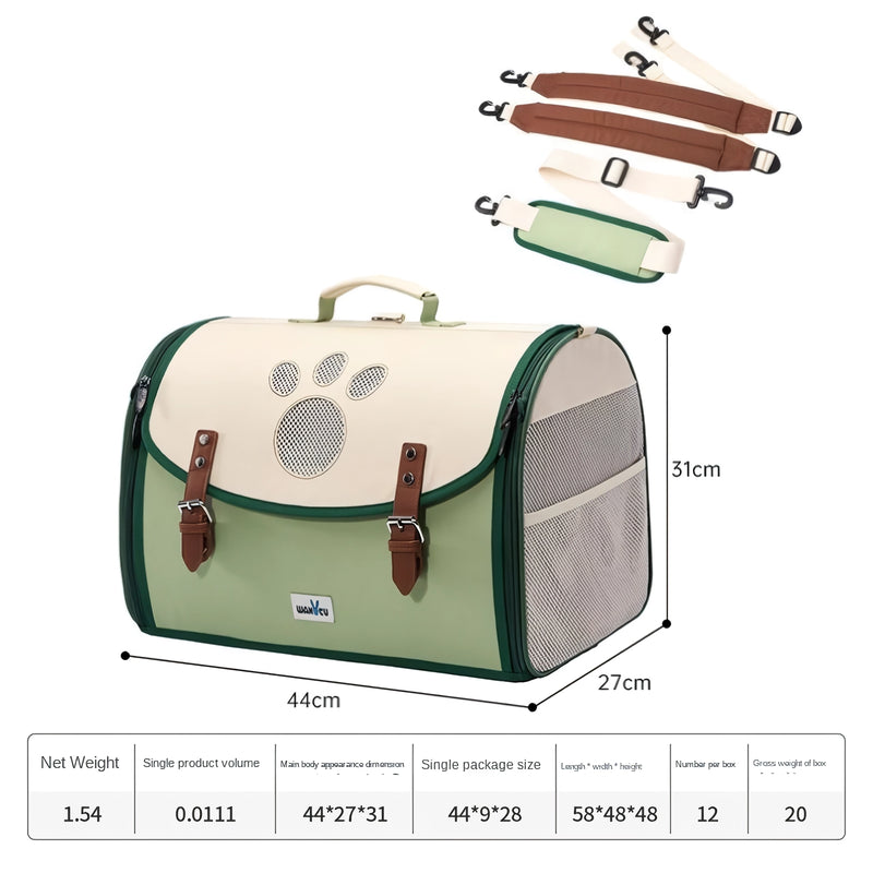 Expandable pet carrier backpack, view 2 - MRSLM