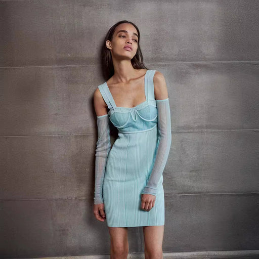 jacquard sling dress - MRSLM