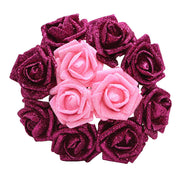 pe gold powder artificial roses, view 2 - MRSLM