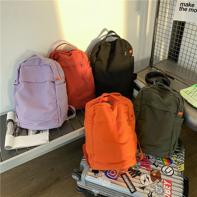 washed canvas backpack - MRSLM